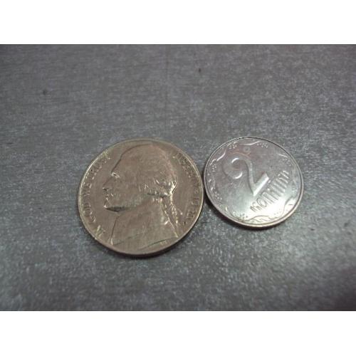 монета сша 5 центов 1985 №9229