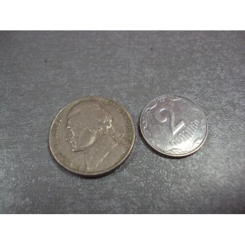 монета сша 5 центов 1986 №9221