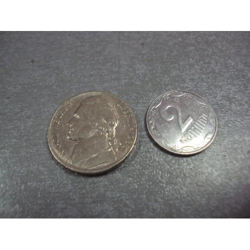 монета сша 5 центов 1988 №9227