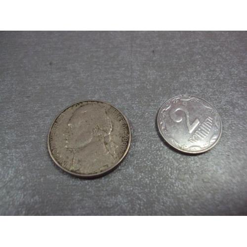 монета сша 5 центов 2000 №9222