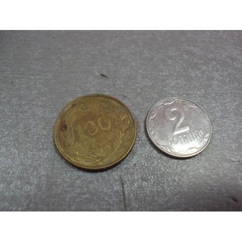 монета турция 100 лир 1990 №9404