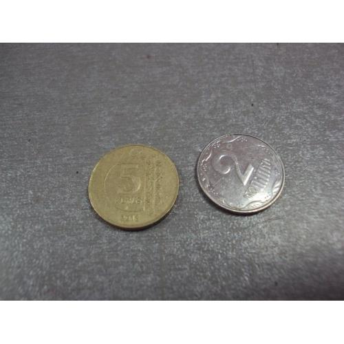 монета турция 5 куруш 2016 №9356