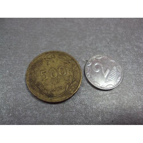 монета турция 500 лир 1989 №9358