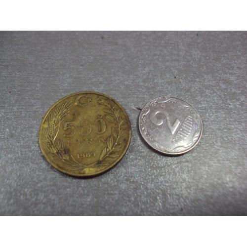монета турция 500 лир 1989 №9360