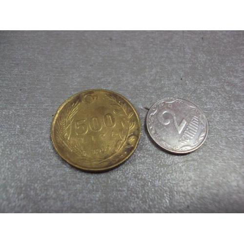 монета турция 500 лир 1989 №9361