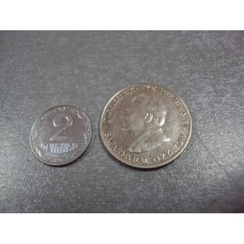 монета туркменистан 50 тенге 1993 №7994