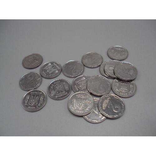 монета украина 2 копейки 2009 лот 15 шт №15008А