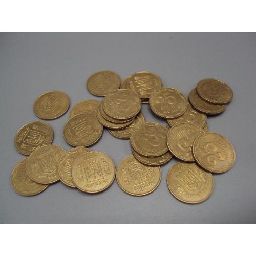 монета украина 25 копеек 2009 лот 27 шт №14995А