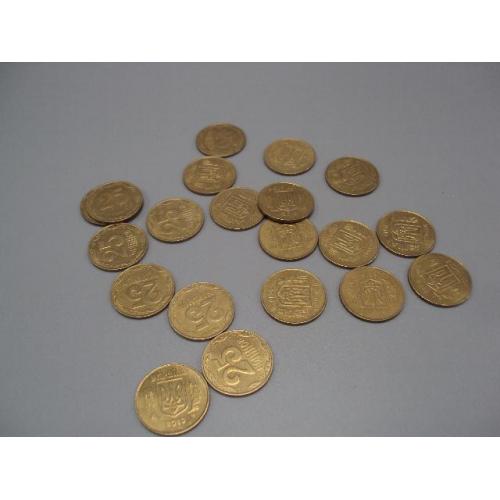 монета украина 25 копеек 2010 лот 20 шт №14996А