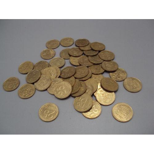 монета украина 25 копеек 2010 лот 48 шт №14984А