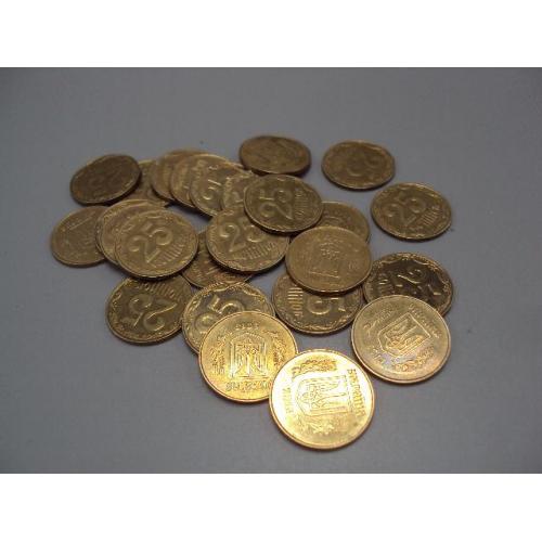 монета украина 25 копеек 2013 лот 25 шт №14999А