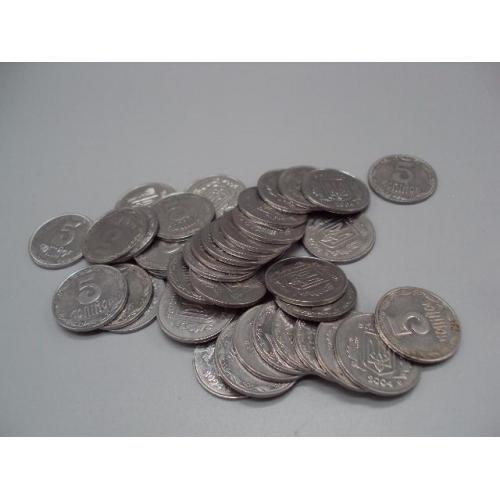 монета украина 5 копеек 2004 лот 40 шт №15027А