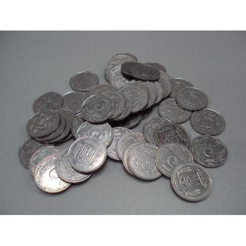 монета украина 5 копеек 2007 лот 62 шт №15044А