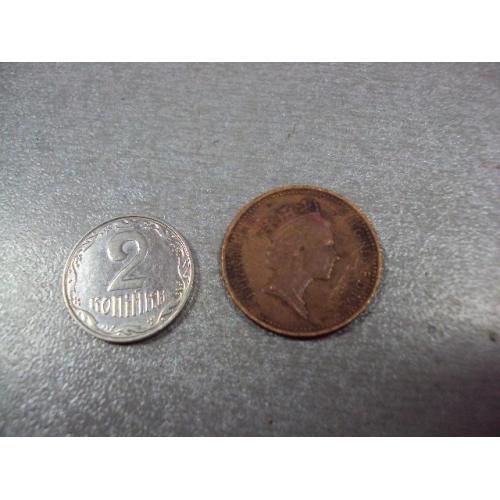 монета великобритания 1 пенни 1987 №8457
