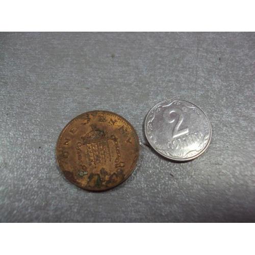 монета великобритания 1 пенни 1990 №9635