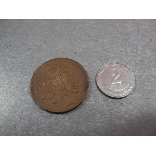 монета великобритания 2 пенса 1990 №9663