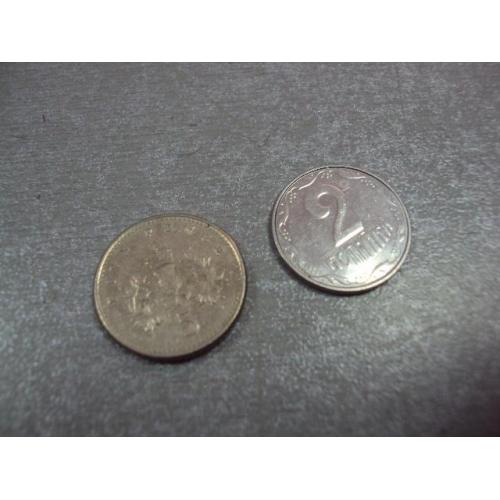 монета великобритания 5 пенсов 1991 №9601