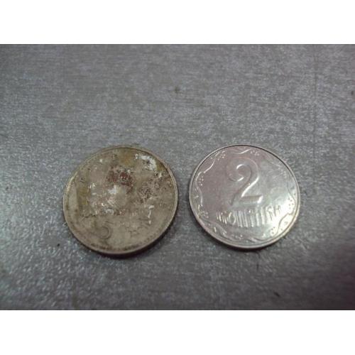 монета великобритания 5 пенсов 2002 №9582