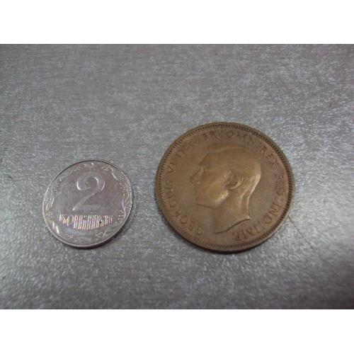 монета великобритания пол 1/2 пенни 1946 №7995