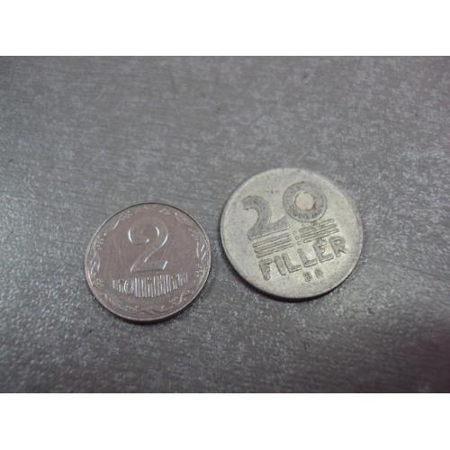 монета венгрия 20 филлеров 1975 №8931