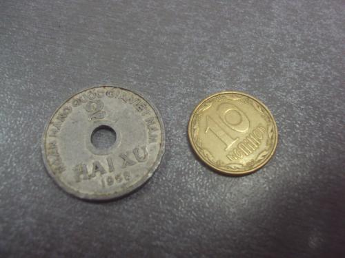 монета вьетнам 2 хаи ксу 1958 №7935