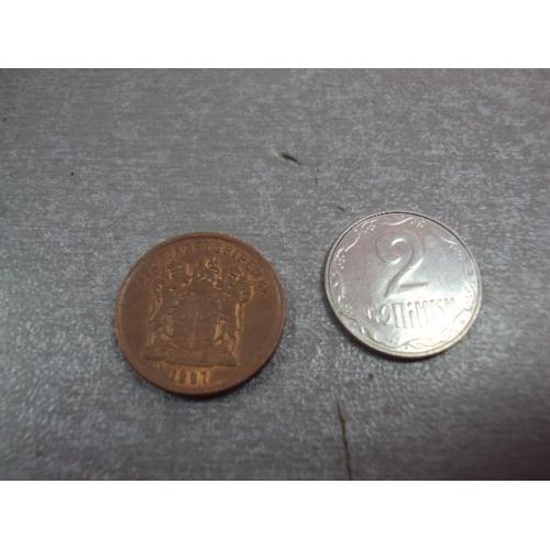 монета юар 2 цента 1997 №8323