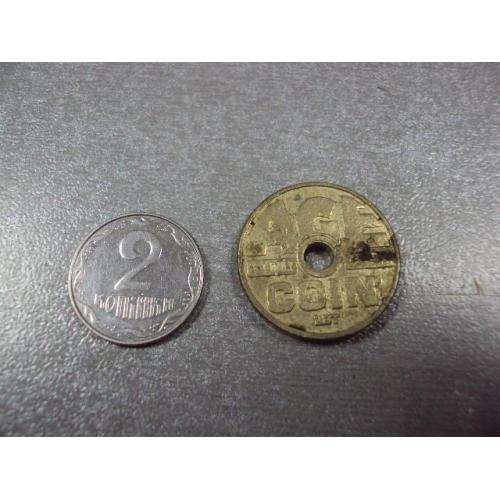 монета жетон нидерланды табак AGE coin lbt №8302