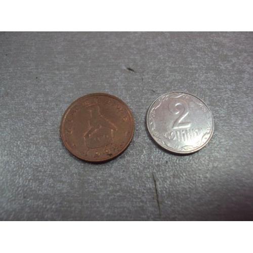 монета зимбабве 1 цент 1995 №8332