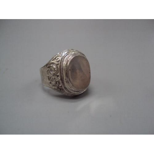 Мужское кольцо ажурное печатка перстень овальный серебро Украина вес 10,81 г 18,5-19 размер №15758