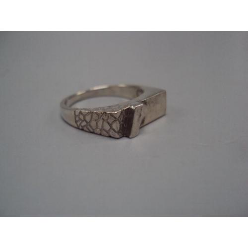 Мужское кольцо печатка перстень серебро Украина вес 5,66 г 20 размер №15757