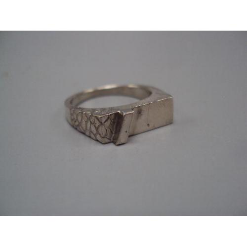 Мужское кольцо печатка перстень серебро Украина вес 5,79 г 20 размер №15756