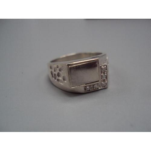 Мужское кольцо перстень печатка авторская работа серебро Украина вес 5,96 г размер 20 №14730