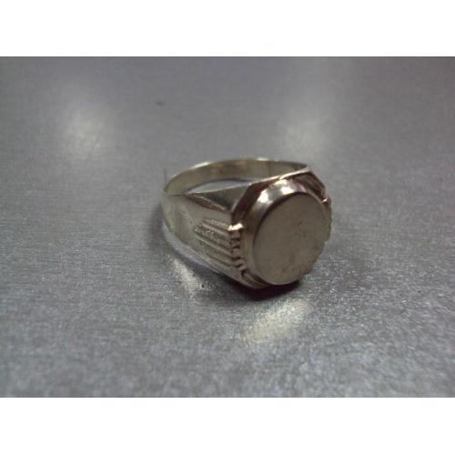 Мужское кольцо перстень печатка овал серебро 925 проба Украина вес 7,09 г 22 размер №11857