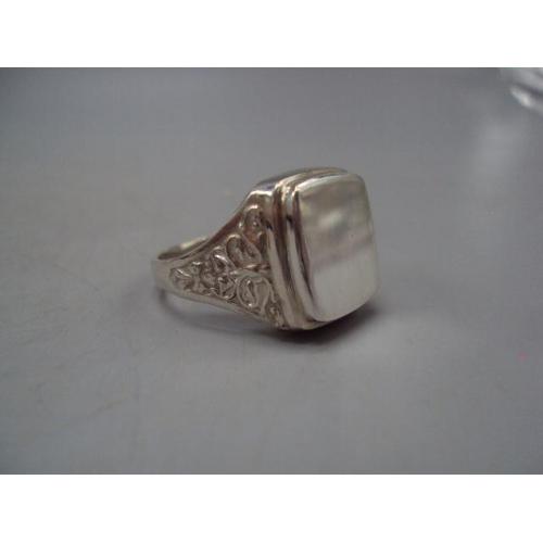 Мужское кольцо перстень печатка серебро 925 проба Украина вес 10,23 г размер 23 №14755
