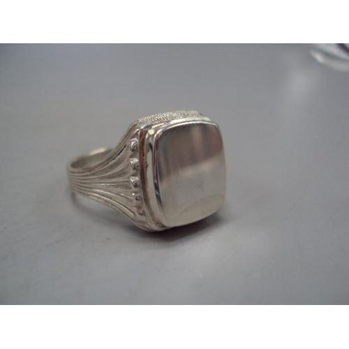 Мужское кольцо перстень печатка серебро 925 проба Украина вес 11,58 г размер 25 №14753