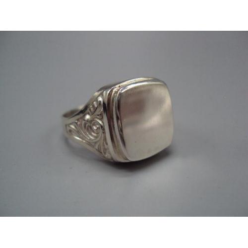 Мужское кольцо перстень печатка серебро 925 проба Украина вес 13,24 г 24 размер №14807