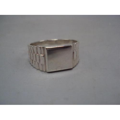 Мужское кольцо перстень печатка серебро 925 проба Украина вес 7,17 г размер 23 №14752