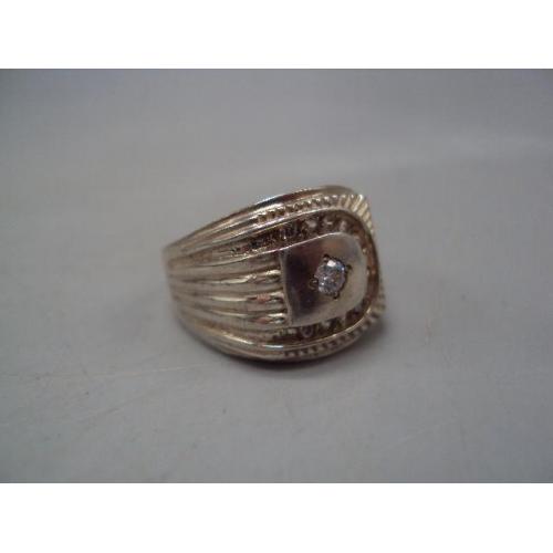 Мужской перстень кольцо печатка серебро 925 проба Украина вес 6,06 г размер 19-19,5 новое №15111