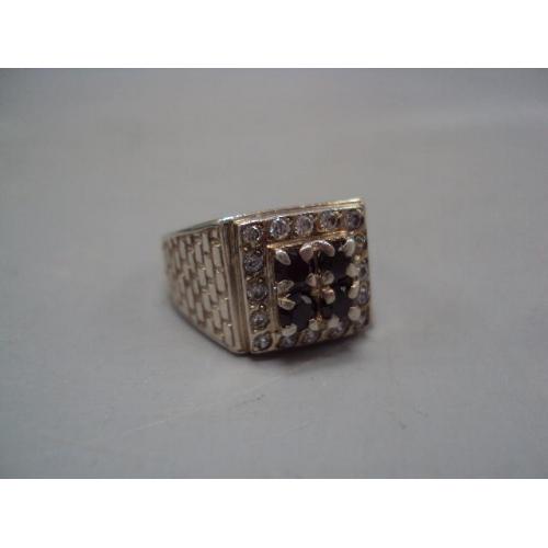 Мужской перстень кольцо печатка серебро 925 проба Украина вес 6,94 г размер 18,5 №15122