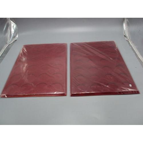 Нові планшети під монети лот 2 шт розмір 33 х 22 см №19037