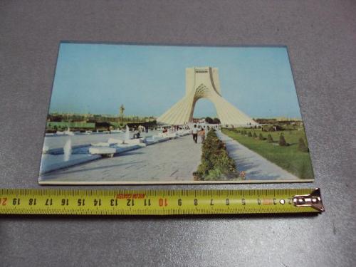 открытка башня азади шахяд тегеран иран пластиковая накладка №1781