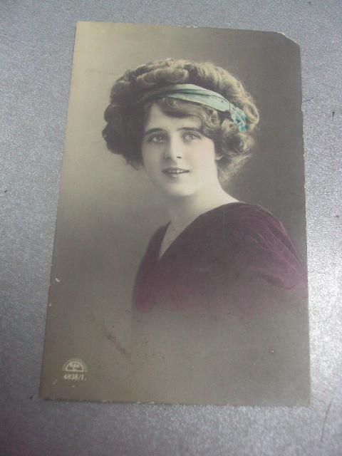 открытка девушка с прической ахтырка 1913 №1594