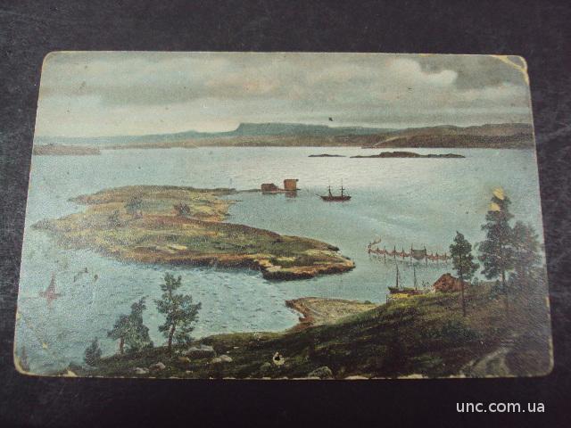 открытка ганс гюде фиорд 1912 №7490