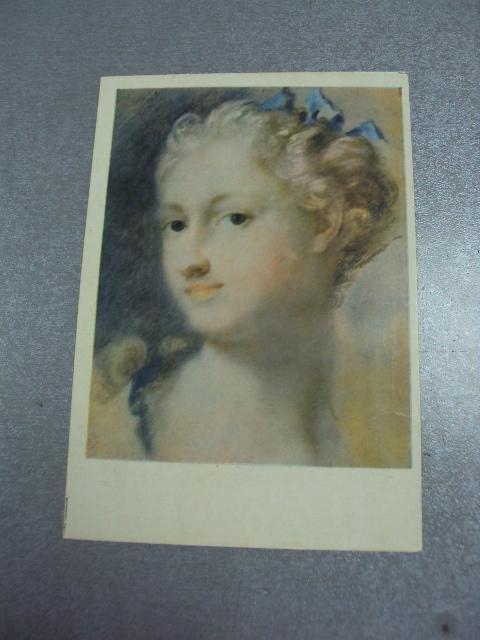 открытка голова блондинки 1960 каррьера №9023
