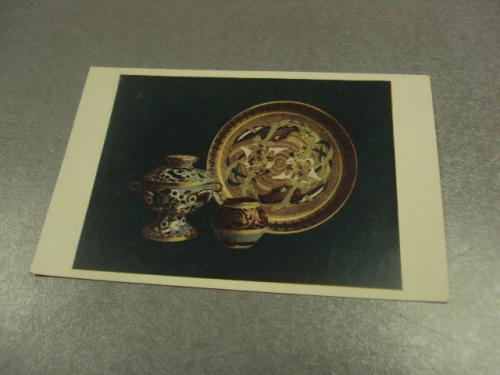 открытка китай эмаль клуазоне искусство №12577