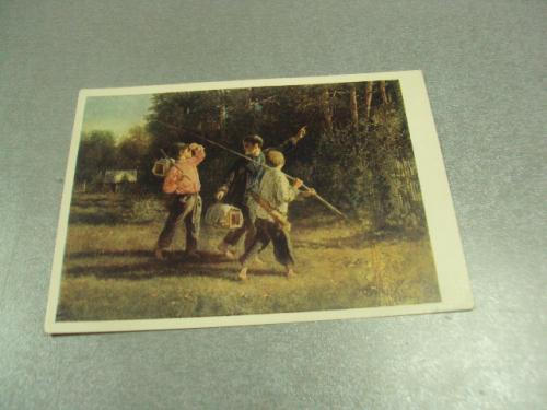 открытка корзухин птичьи враги 1955 №14792м