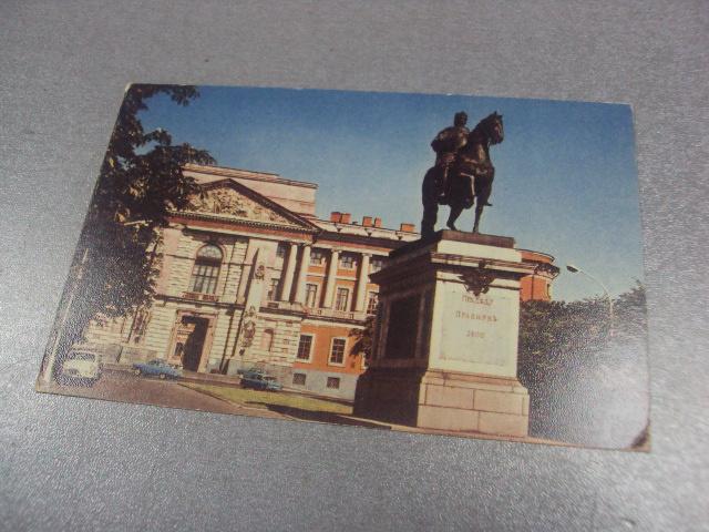 открытка ленинград памятник петру №801