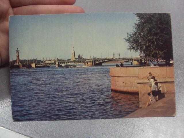 открытка ленинград вид на неву №784
