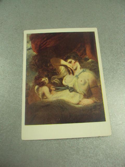 открытка рейнольдс амур развязывает пояс венеры 1959 №13819м