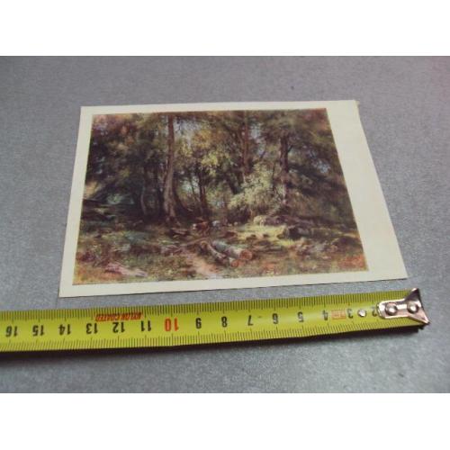 открытка шишкин в лесу 1960 №12414